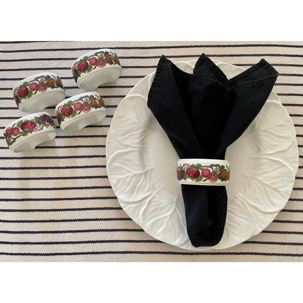 Portmeirion Pomona Napkin Rings Set/5